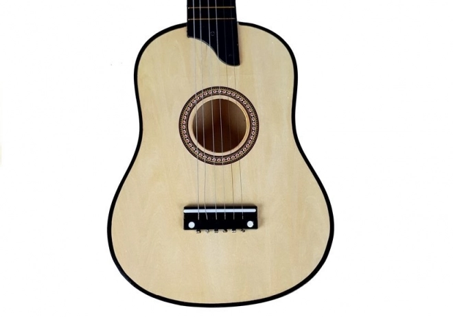 Fa gitár pengetővel krémszínű