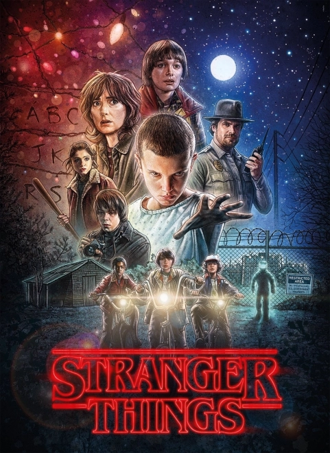 Stranger Things Netflix 1000 darabos puzzle