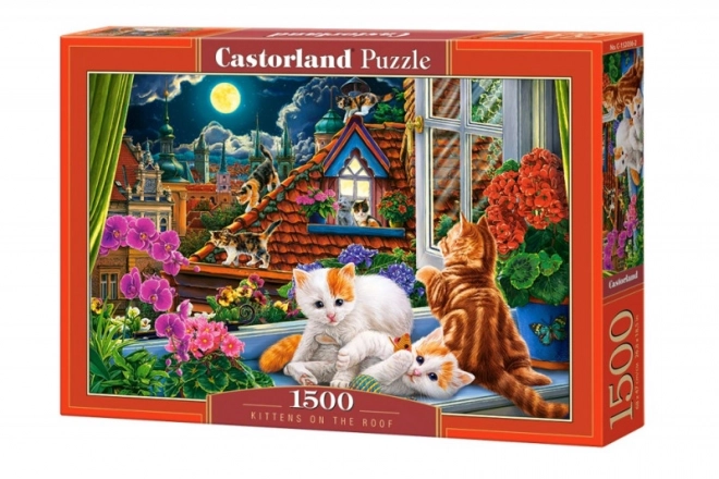 Macskák a Tetőn Puzzle 1500 Darabos