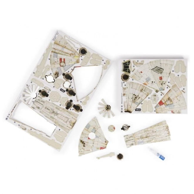 Millennium Falcon 4D puzzle