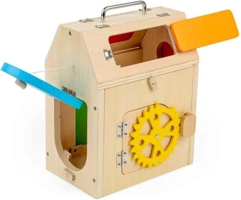 Bigjigs Toys Activity board Gyermekek házikója