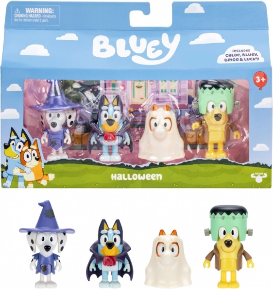 Bluey Figurák - Álarcosbál 4 csomag