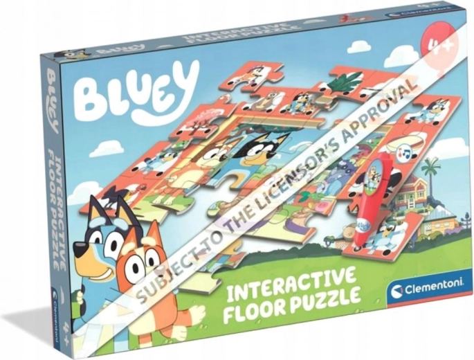 Padlópuzzle interaktív tollal Bluey 24 darab