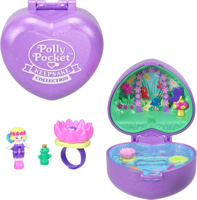 Polly Pocket Figurák Készlet Gyűrűvel, Tündér