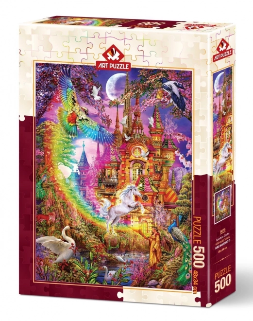 Szivárvány Kastély 500 darabos Puzzle