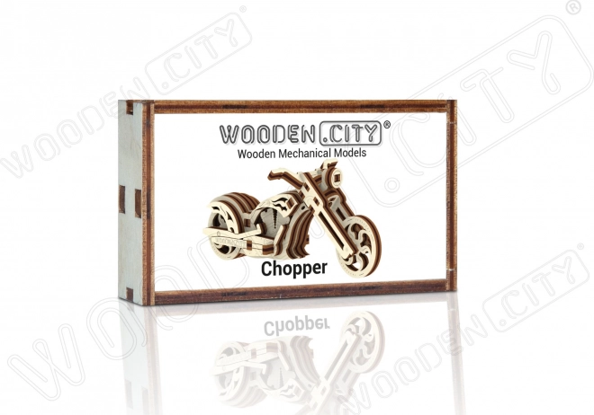 Fa 3D puzzle - Chopper motorkerékpár