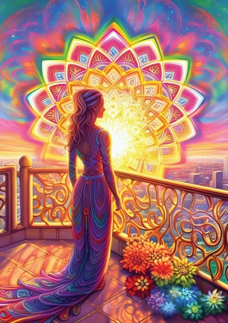 Božský naplemente puzzle 1000 darab