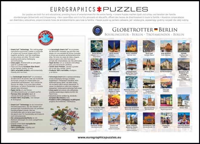 Eurographics világjáró puzzle - Berlin 1000 darab