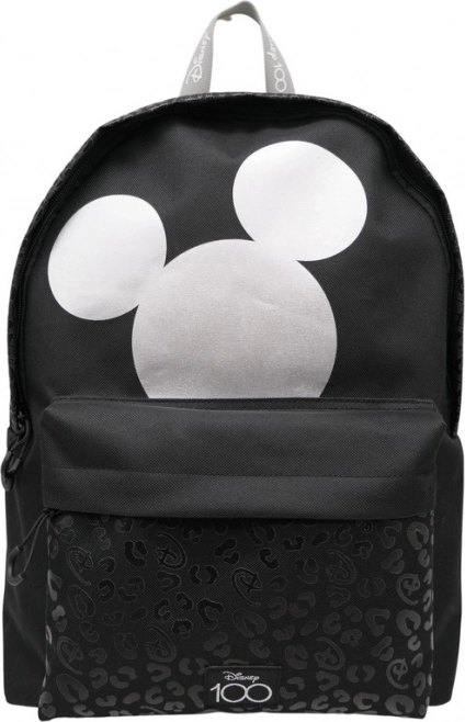 Mickey Mouse mintás hátizsák fekete