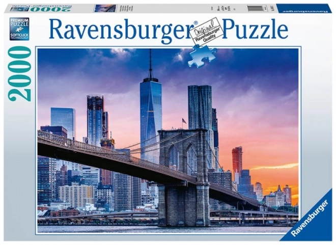 New York felhőkarcolói puzzle 2000 darabos