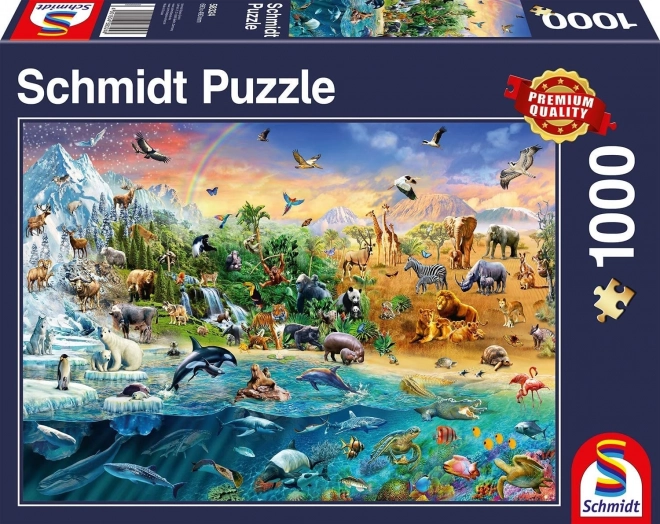 állatok királysága 1000 darabos puzzle