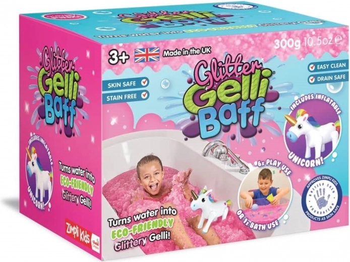 Vízből csillogó zselé lesz