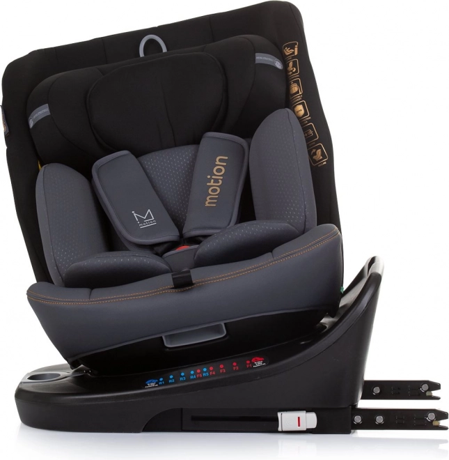 Chipolino forgatható autós gyerekülés i-Size 40-150 cm Isofix Obszidián