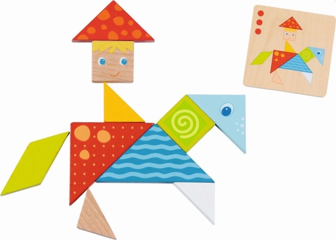 Goki Színes Tangram