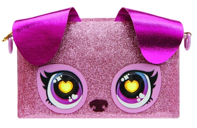 Csillogó kawaii kiskutya dizájn