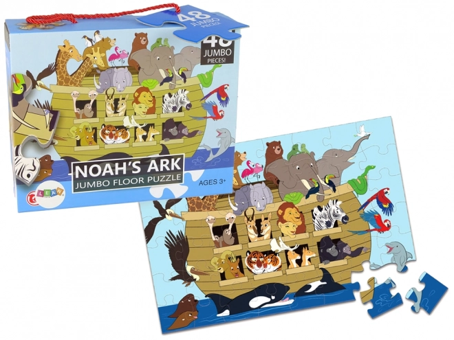 Gyerek puzzle Noé bárkája 48 darabos