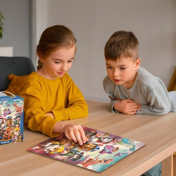 Paw Patrol dinoszaurusz mentés puzzle - 48 darab