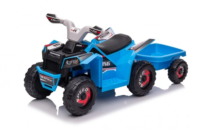 Elektromos Quad Kék Pótkocsival