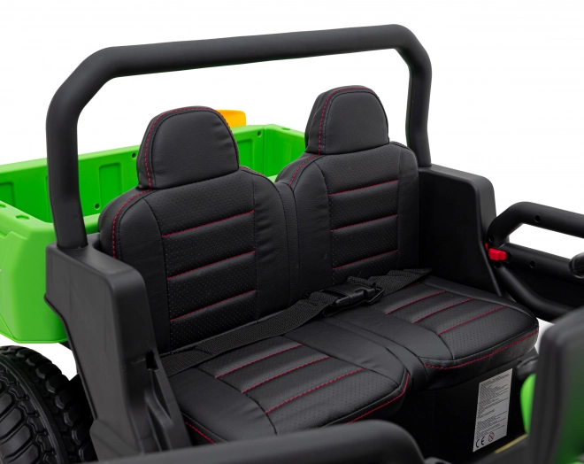 Auto Pick-Up Speed 900 pro gyerekek Zöld + 4x4 meghajtás + mozgatható pumpa + csomagtér + távirányítás + lapát + LED audio