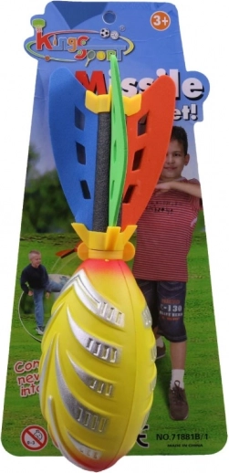 Gyerekeknek szánt dobóraketa, 24 cm