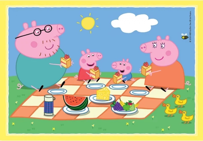 Clementoni peppa malac 4 az 1-ben puzzle készlet