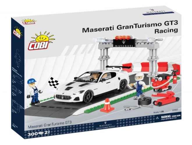 Maserati Gran Turismo GT3 versenyautó építőkészlet