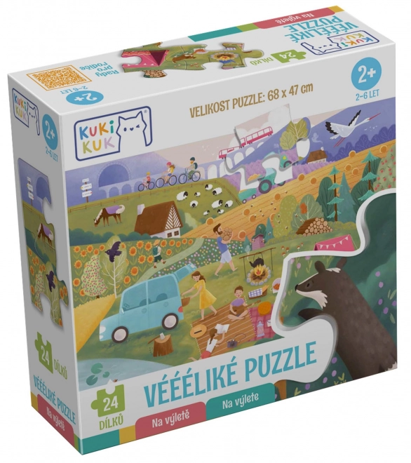 Kreatív kirándulások puzzle gyerekeknek