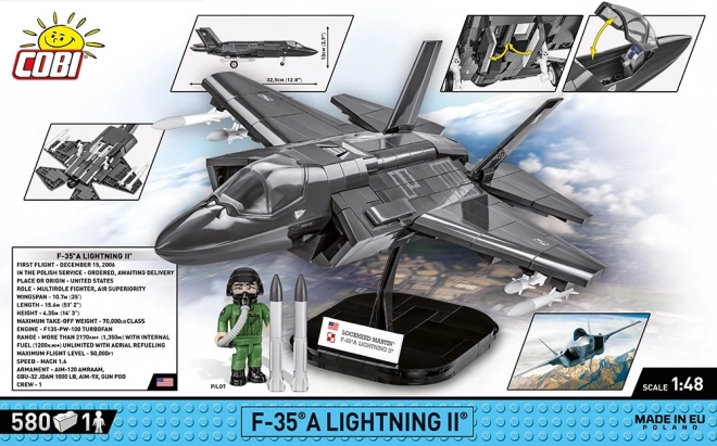 F-35a Lightning Ii vadászgép modell - Lengyel kiadás