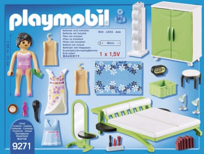 Playmobil city life hálószoba