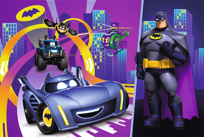 Trefl puzzle batman és batwheels 60 darabos