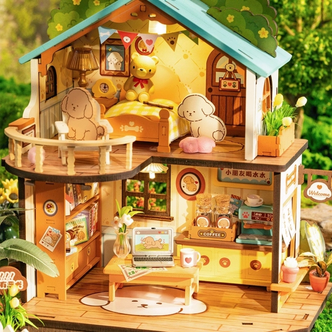 Kis házikó miniatűr Kiskutyaház