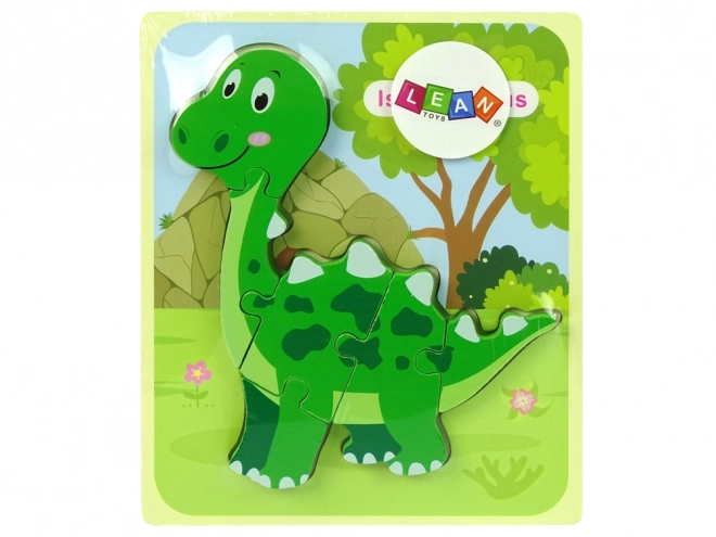 Dinoszauruszos fa puzzle gyerekeknek