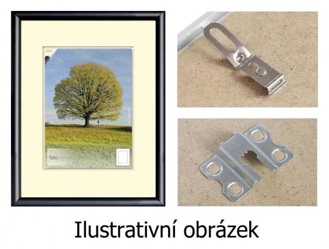 Fekete műanyag puzzle keret 42x29,7 cm