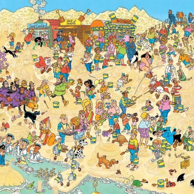 Puzzle Homokszobrok 1000 darabos Jan van Haasterentől