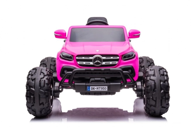 Rózsaszín Mercedes Akkumulátoros Autó Barbie