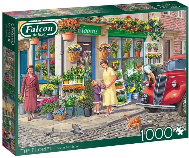 Falcon virágárus puzzle 1000 darabos