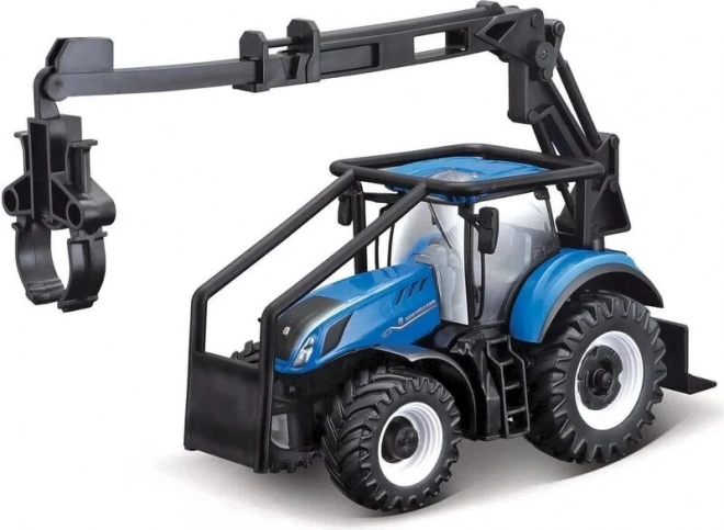 Bburago Új Holland T7.315 HD Erdészeti Traktor