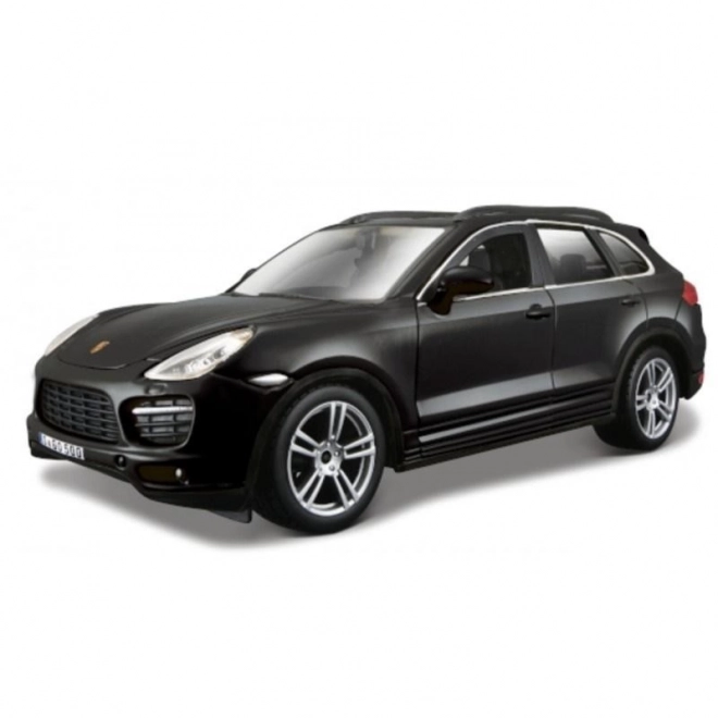 Fém modell Porsche Cayenne Turbo fekete 1/24