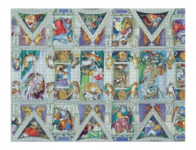 Galison Macskamestermű Puzzle 2000 darabos