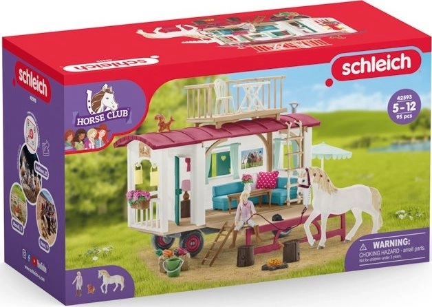 Schleich lóklub titkos találkozó utánfutó