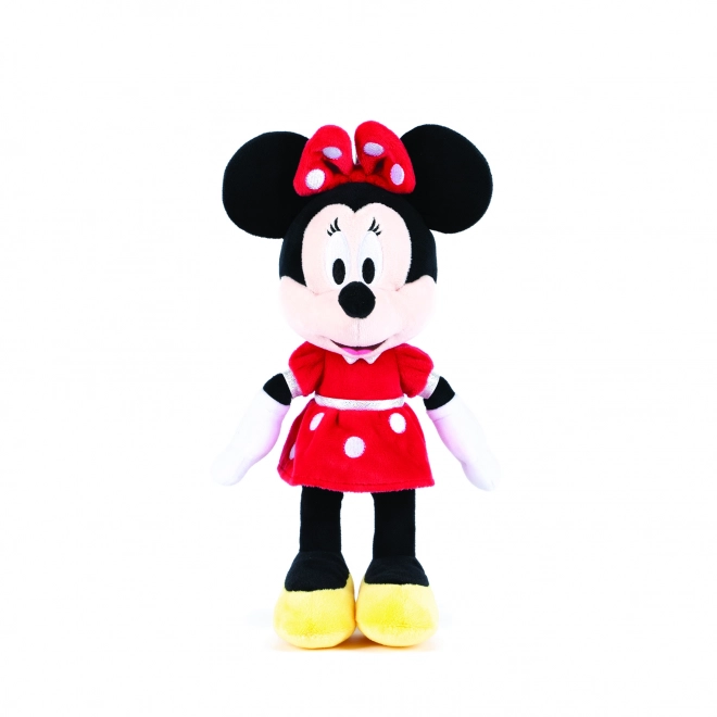 Minnie piros ruhás plüssfigura