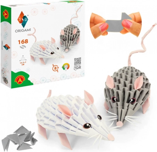Alexander kreatív szett Origami 3D egérkék
