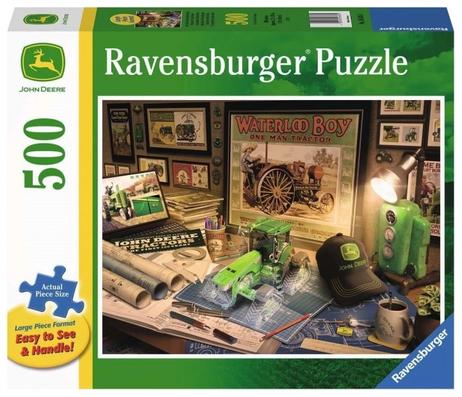 Ravensburger XXL puzzle John Deere munkapad