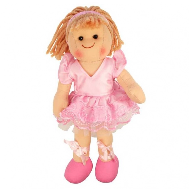 Bigjigs Toys Lily textil baba 28 cm