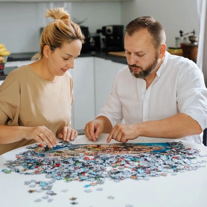 1000 darabos puzzle Procida szigete éjjel Olaszország