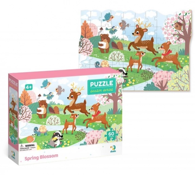 Dodo puzzle - Tavaszi virágzás 60 darabos