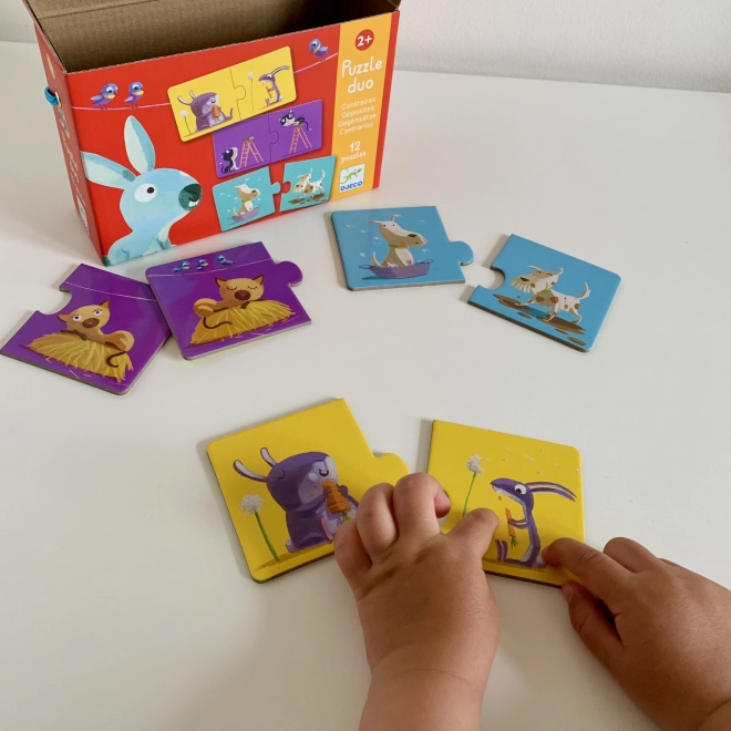 Djeco Ellentétek Puzzle