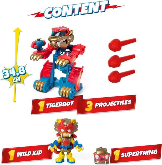 Játszókészlet SuperThings Wild Tigerbot