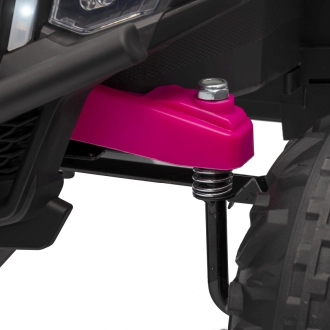 Gyermek elektromos autó Buggy Madman UTV-MX rózsaszín
