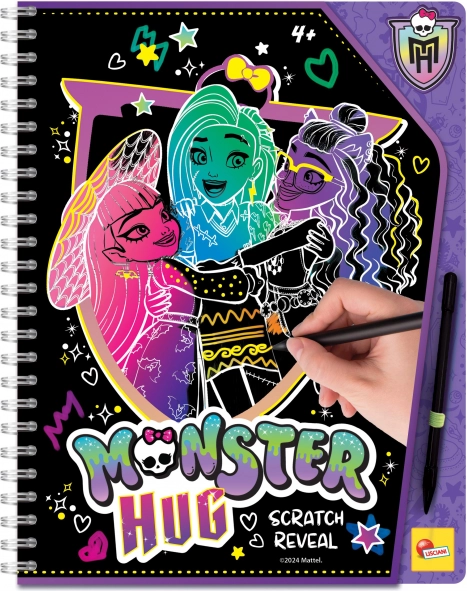 Kapargatós vázlatfüzet Monster High